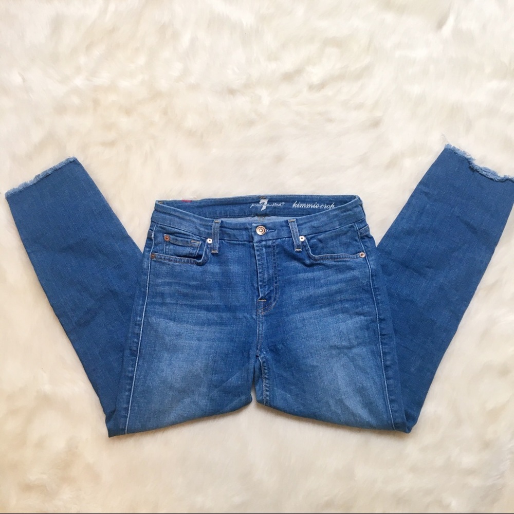 7 For All Mankind Kimmie Crop Jeans